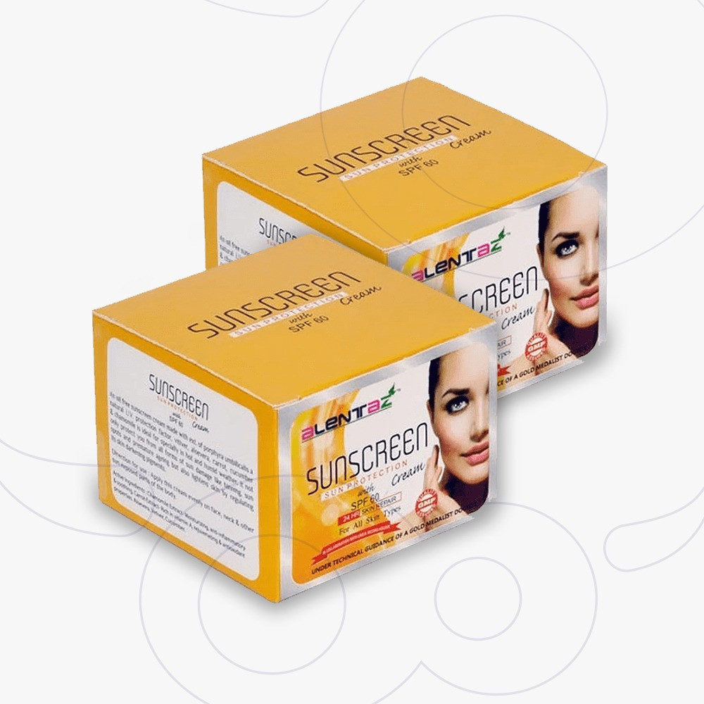 Custom Sun Protection Cream Boxes