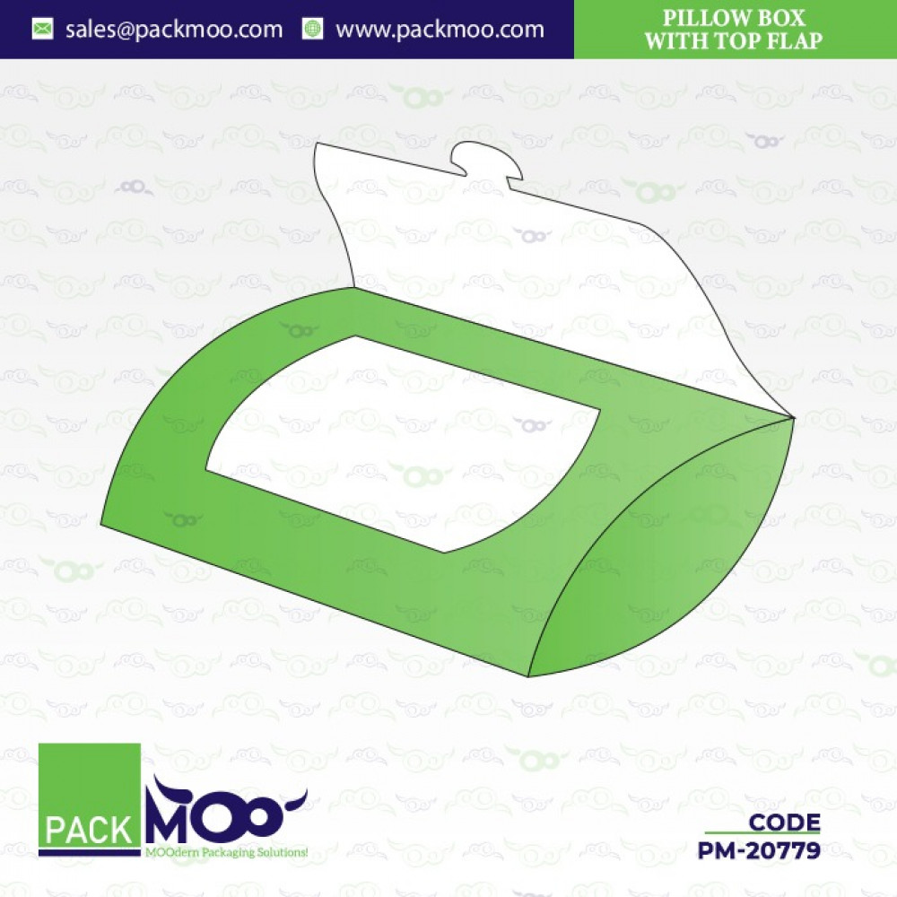 Pillow Box With Top Flap