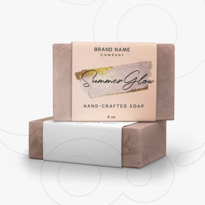 Custom Soap Wraps Wholesale Packaging with Logo